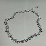 MODEFREAKのツイストシルバーネックレス mf2626の画像