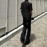 MODEFREAKのホイールデザインフレアパンツ mf3403の画像