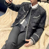 MODEFREAKのラグジュアリーモードツイードジャケット mf2956の画像