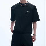 MODEFREAKのスリットネックモードカットソー mf2617の画像