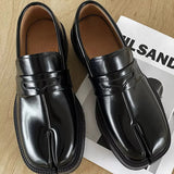 MODEFREAKのタビデザインクラシックレザーシューズ mf2903の画像