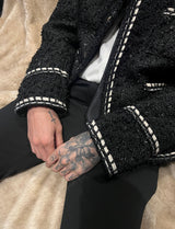 MODEFREAKのラグジュアリーモードツイードジャケット mf2956の画像