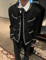 MODEFREAKのラグジュアリーモードツイードジャケット mf2956の画像