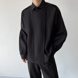 MODEFREAKの【最短即日発送】2wayクラシックデザインモノトーンシャツ mf1873の画像