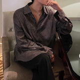 MODEFREAKのシャドウペイズリー総柄シャツ mf2326の画像