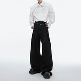 MODEFREAKのタックデザインモノトーンシャツ mf3182の画像