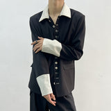 MODEFREAKのクラシカルバイカラージャケット mf2769の画像