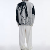 MODEFREAKのジップアップモードニュアンスニット mf3501の画像