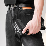 MODEFREAKのドレープコリアンモードデニムパンツ mf2675の画像