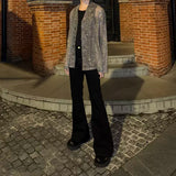 MODEFREAKのスタッズモードフレアデニムパンツ mf3271の画像