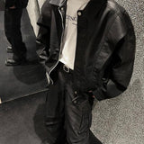 MODEFREAKのルーズシルエットレザージャケット mf2862の画像