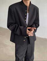 MODEFREAKのクラシカルノーカラージャケット mf3265の画像