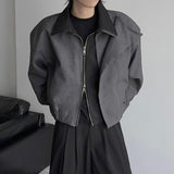 シンメトリージップショートジャケット mf2966