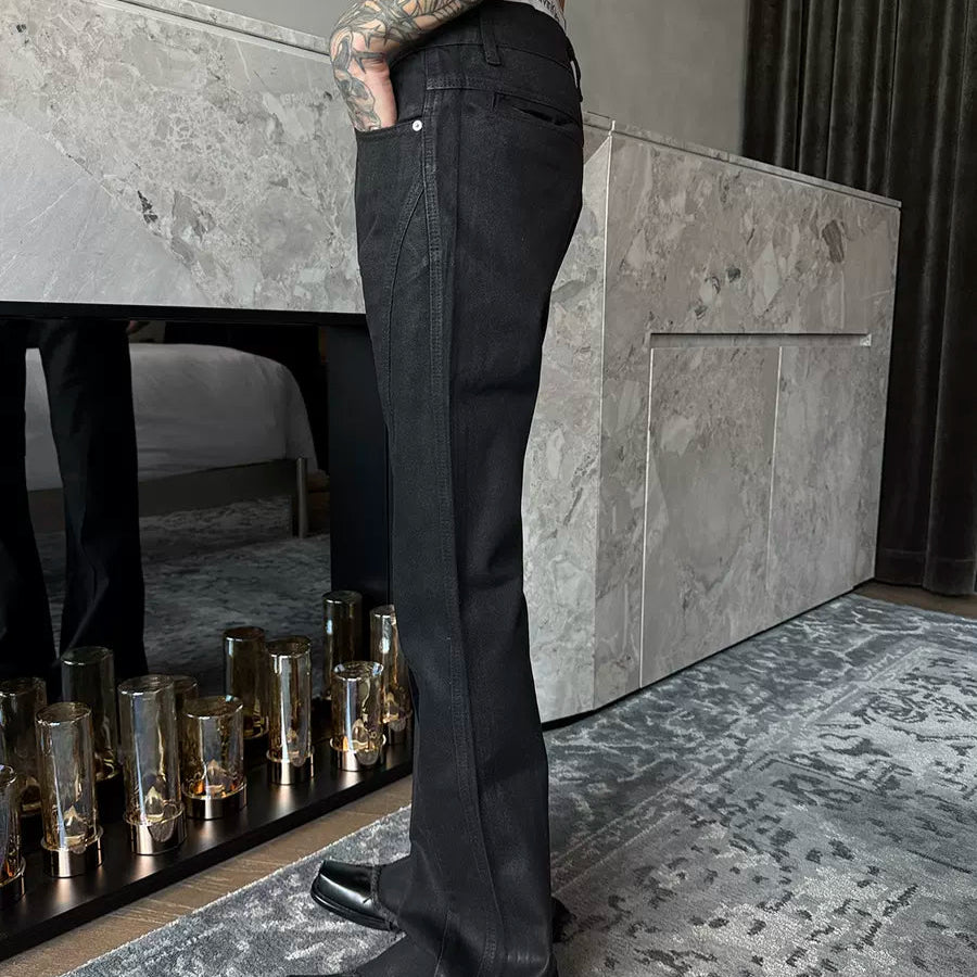 MODEFREAKのフレアダメージモードデニムパンツ mf3372の画像