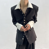 MODEFREAKのクラシカルバイカラージャケット mf2769の画像