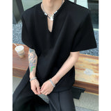 MODEFREAKのVカットモードシルエットカットソー mf3327の画像