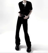 MODEFREAKのレイヤードデザインカーディガントップス mf3376の画像