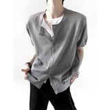 MODEFREAKのレイヤードデザインカーディガントップス mf3376の画像