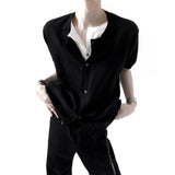 MODEFREAKのレイヤードデザインカーディガントップス mf3376の画像