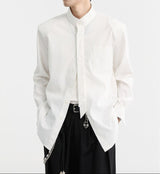 MODEFREAKのタイデザインコリアンシャツ mf3299の画像