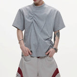 MODEFREAKのアシンメトリープリーツTシャツ mf3380の画像