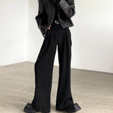 MODEFREAKのセンタータックドレープスラックス mf2932の画像