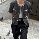 MODEFREAKのパールモードツイードサマージャケット mf3399の画像