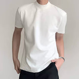 MODEFREAKのハイネックディティールモードTシャツ mf3243の画像