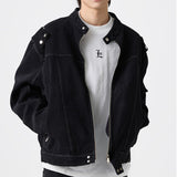 MODEFREAKのデニムモードコリアンジャケット mf3288の画像