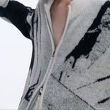 MODEFREAKのジップアップモードニュアンスニット mf3501の画像