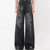 MODEFREAKのウォッシュドダメージデニムパンツ mf3369の画像