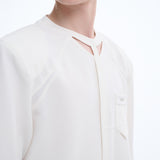 MODEFREAKのスリットネックモードカットソー mf2617の画像