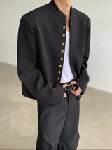 MODEFREAKのクラシカルノーカラージャケット mf3265の画像