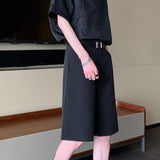 MODEFREAKのブラックモードハーフパンツ mf2660の画像2