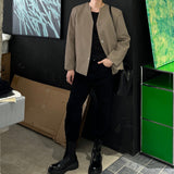 MODEFREAKのノーカラーコリアンスマートジャケット mf3503の画像