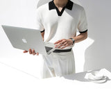 MODEFREAKのモノトーンバイカラートップス mf3435の画像