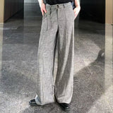 MODEFREAKのベルトデザインハイウエストスラックス mf3452の画像