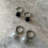 MODEFREAKのパールフープリングイヤリング mf3338の画像