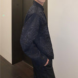 MODEFREAKのエンボスアシンメトリーハイネックシャツ mf2902の画像