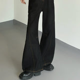 MODEFREAKのハイウエストスケッチデニムパンツ mf3303の画像