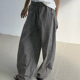 MODEFREAKのギンガムチェックルーズパンツ mf3340の画像