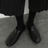 MODEFREAKのカーフスキンウェーブレザーシューズ mf3335の画像