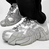 MODEFREAKのソールデザインモノトーンスニーカー mf3178の画像