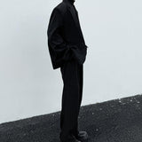 MODEFREAKのブラックモードクラシックジャケット mf3007の画像