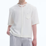 MODEFREAKのスリットネックモードカットソー mf2617の画像