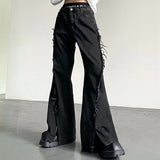 MODEFREAKのモードフリンジフレアデニムパンツ mf3432の画像