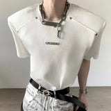 MODEFREAKのスタッズデザインモードTシャツ mf3388の画像