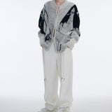 MODEFREAKのジップアップモードニュアンスニット mf3501の画像