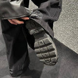 MODEFREAKのフレアダメージデニムパンツ mf2945の画像