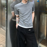 MODEFREAKのバイカラーデザインモードニットトップス mf3289の画像